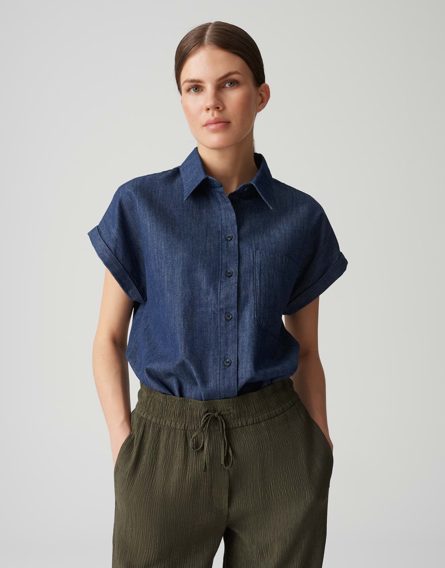 OPUS Hemdblusen  blau