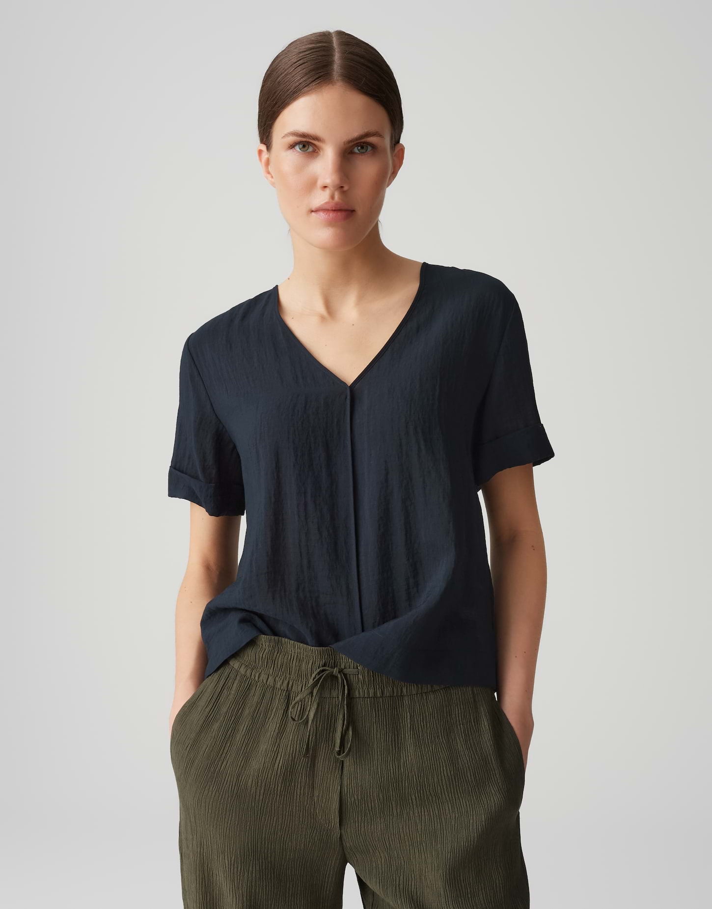 OPUS Blusen  dunkelblau