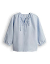 OPUS Blusen  hellblau