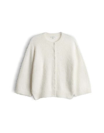 DISILLE Cardigan aus Fuzzy-Effektgarn