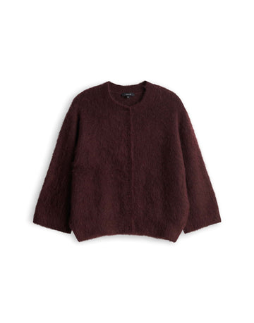 DISILLE Cardigan aus flauschigem Effektgarn