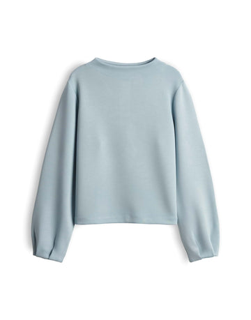 GISINNA Sweatshirt mit Funnel Neck
