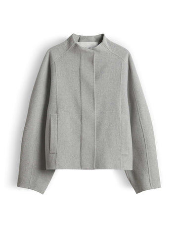 HATURA Jacke aus Doubleface-Wolle mit Stehkragen