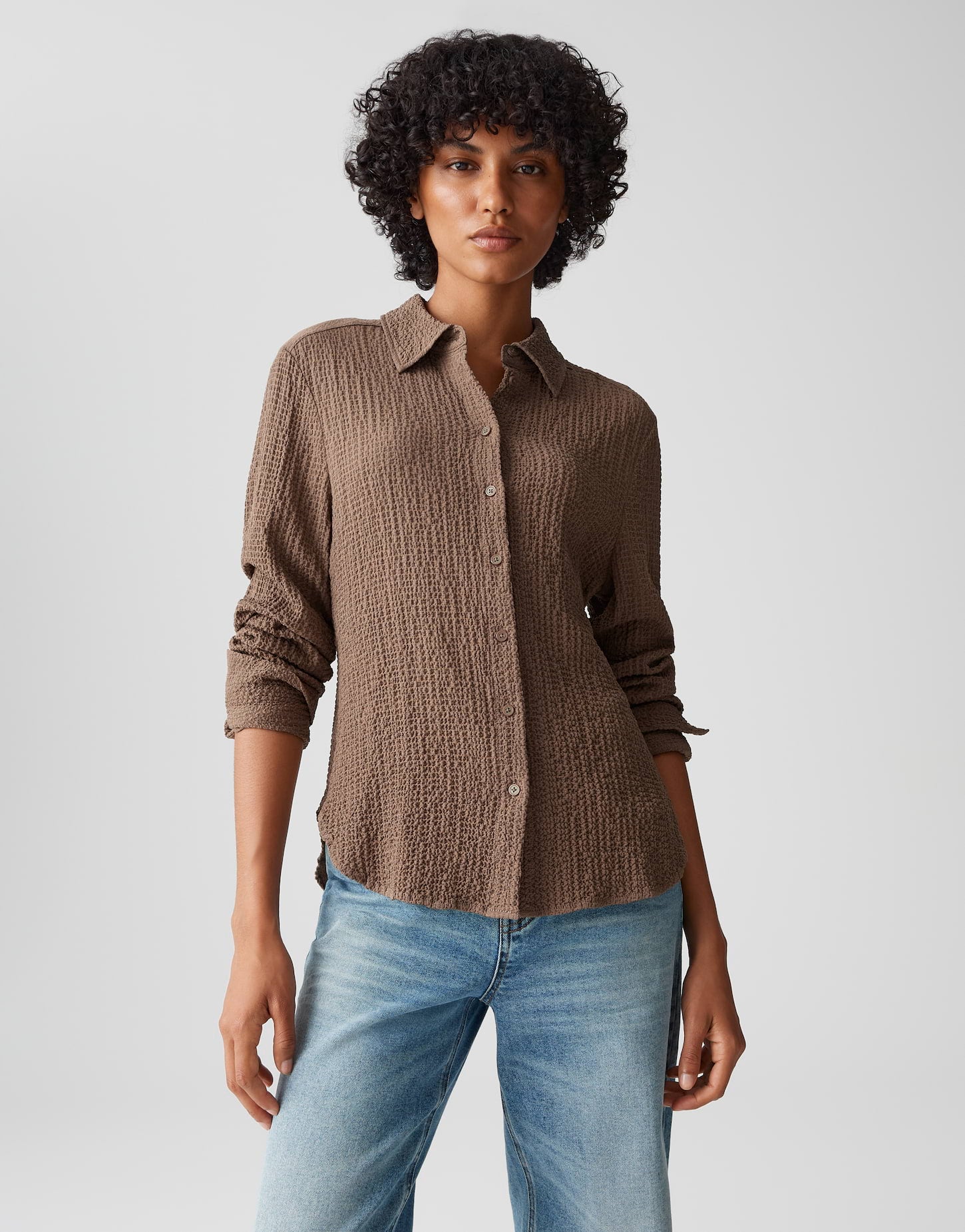 OPUS Hemdblusen  braun