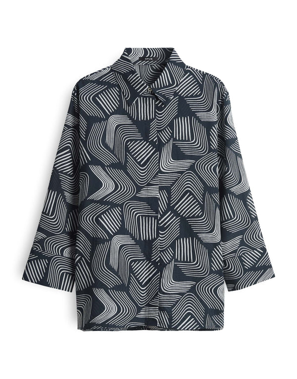 OPUS Hemdblusen  dunkelblau