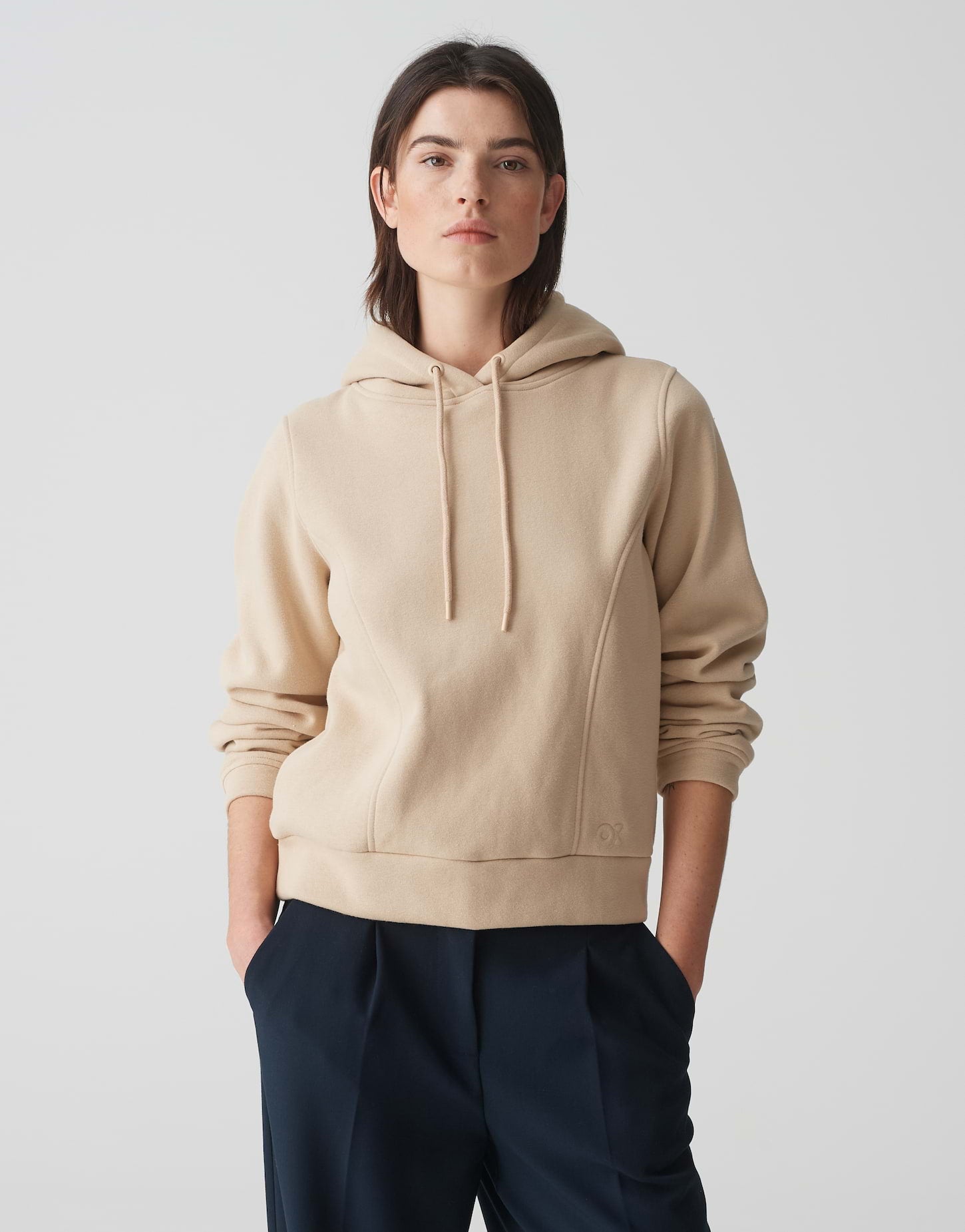 OPUS Hoodies  hellbraun