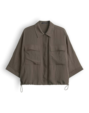 FROPA Bluse mit Crash-Optik