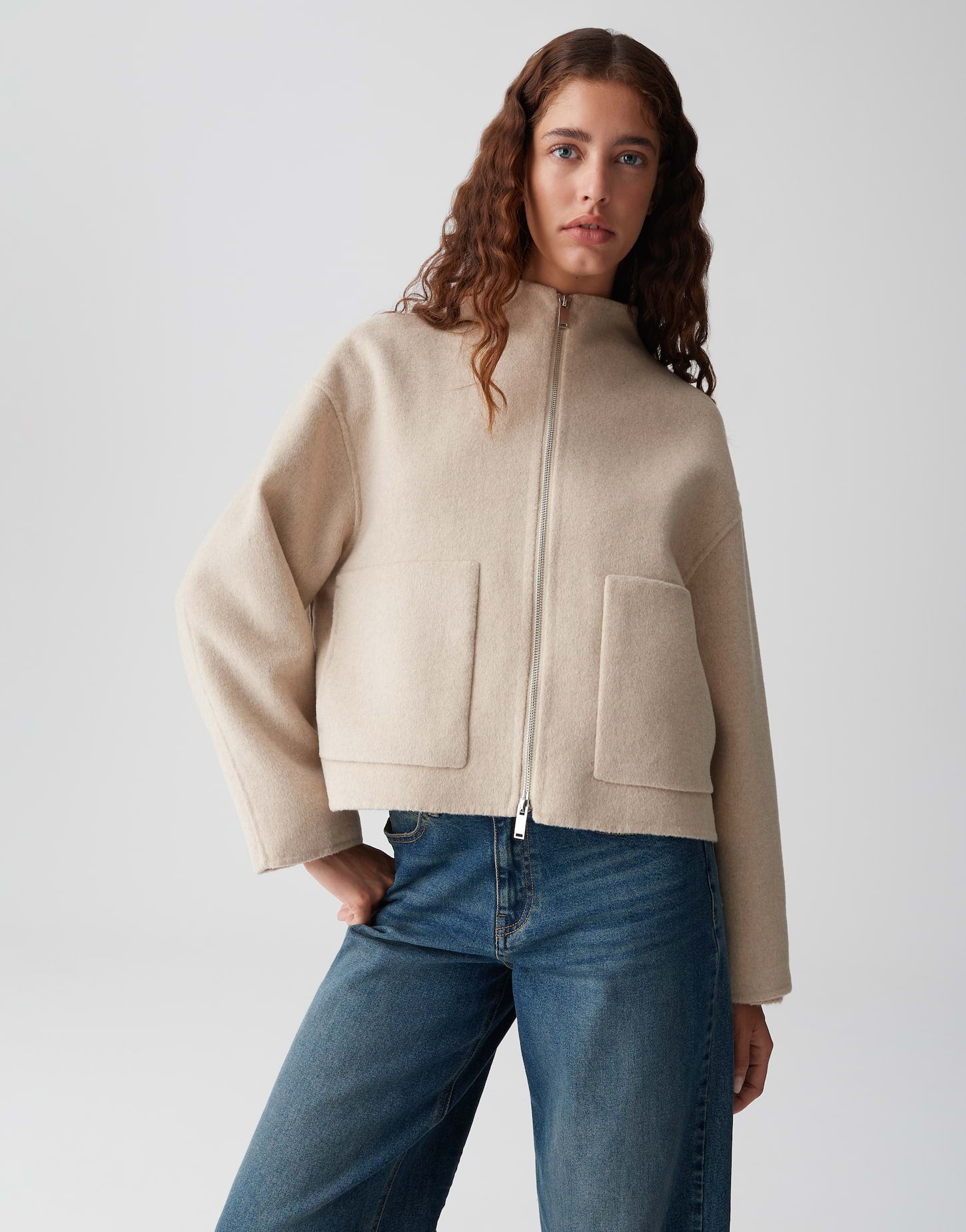 OPUS Leichte Jacken  beige