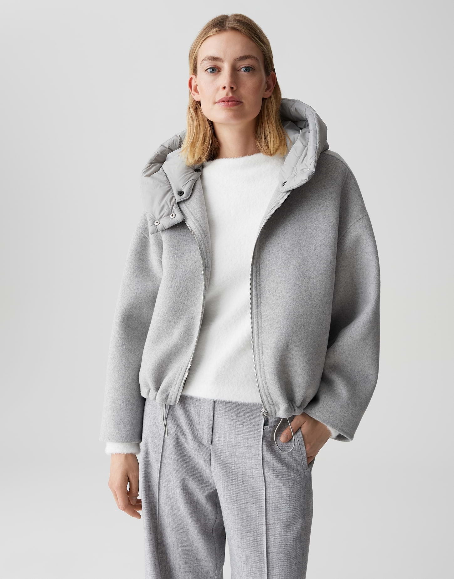 OPUS Sweatjacken  grau