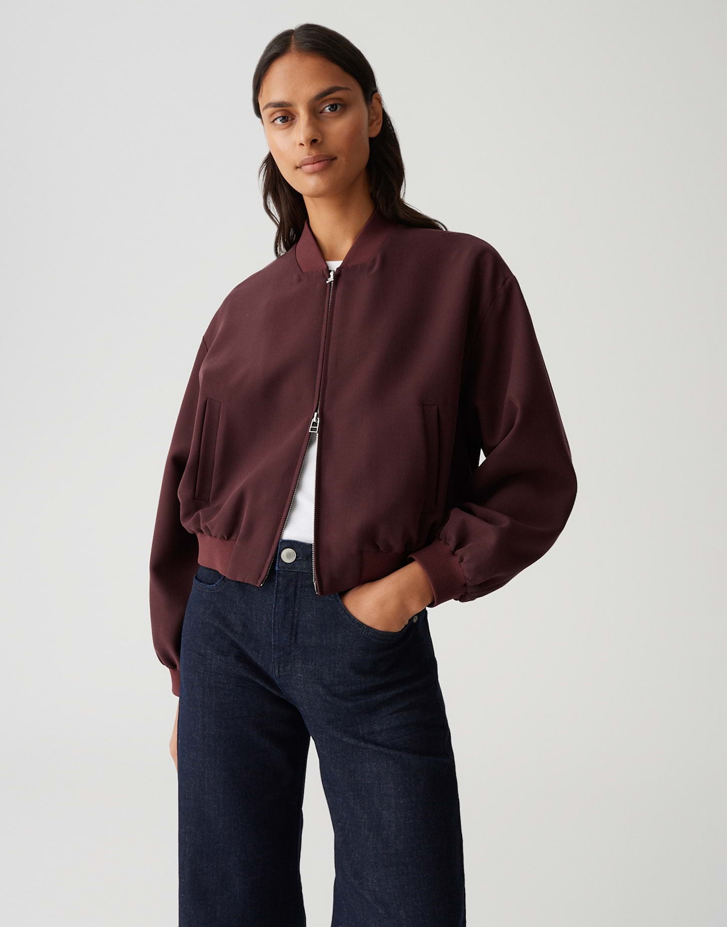 OPUS Leichte Jacken  bordeaux