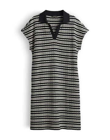 WARY Polokleid in Strick Optik