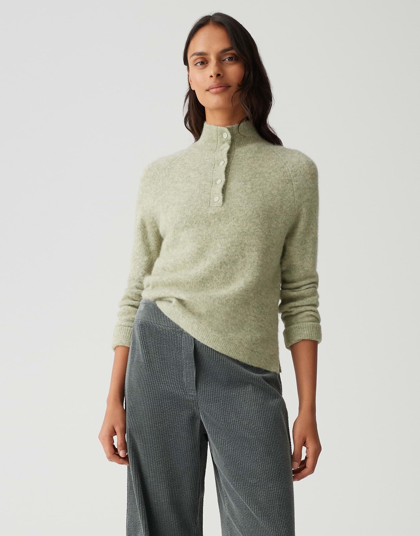 OPUS Pullover  hellgrün