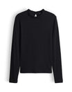 OPUS Langarmshirts  schwarz