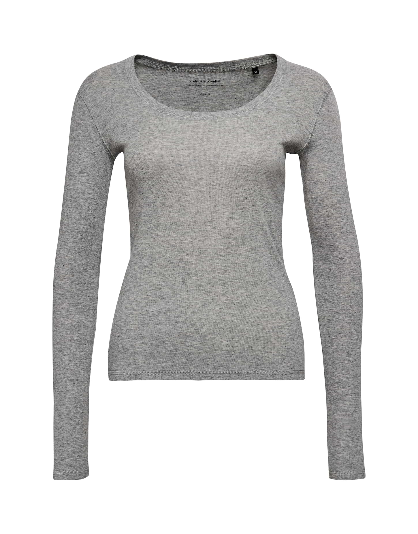 OPUS Langarmshirts  silber