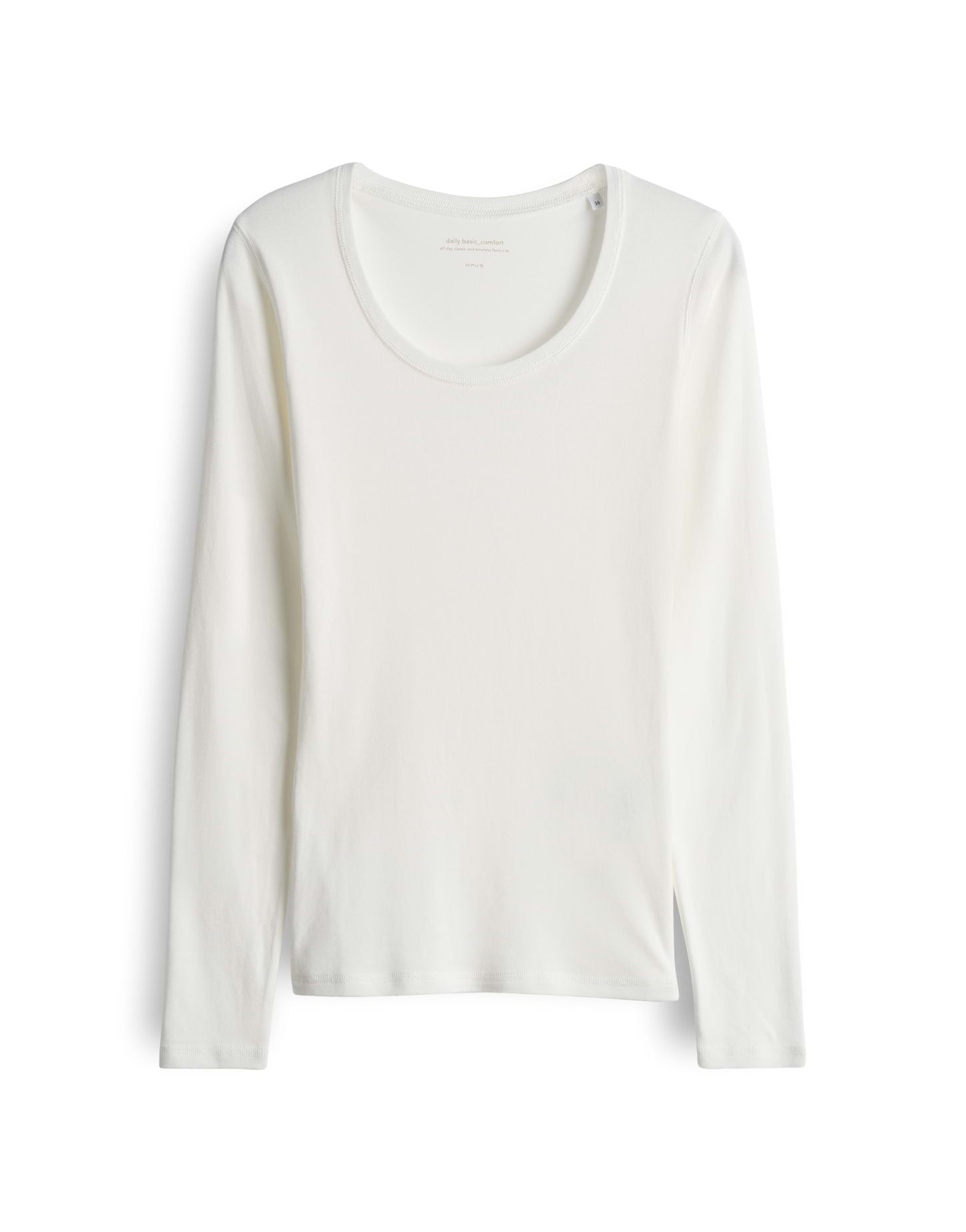 OPUS Langarmshirts  weiß