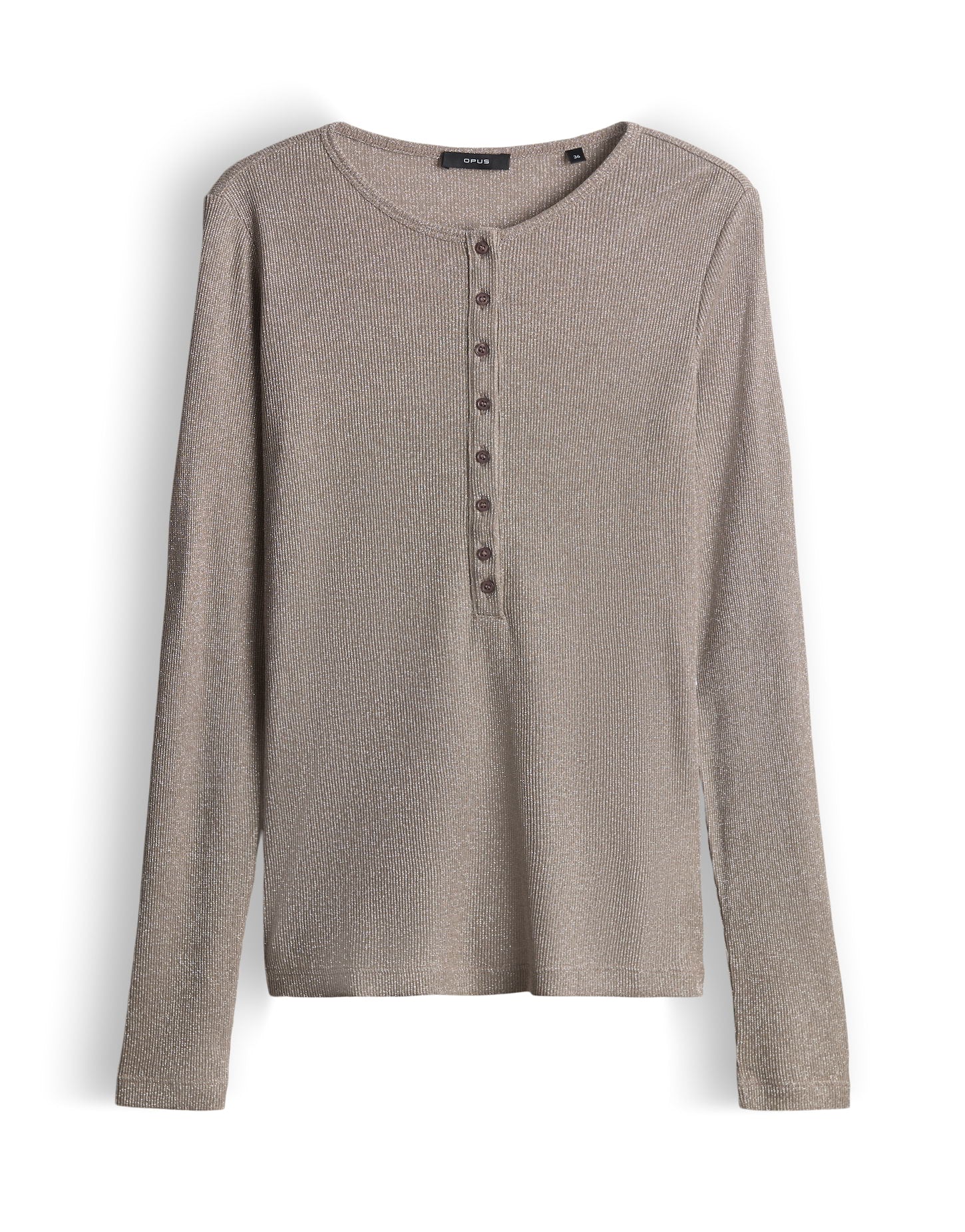 OPUS Langarmshirts  taupe