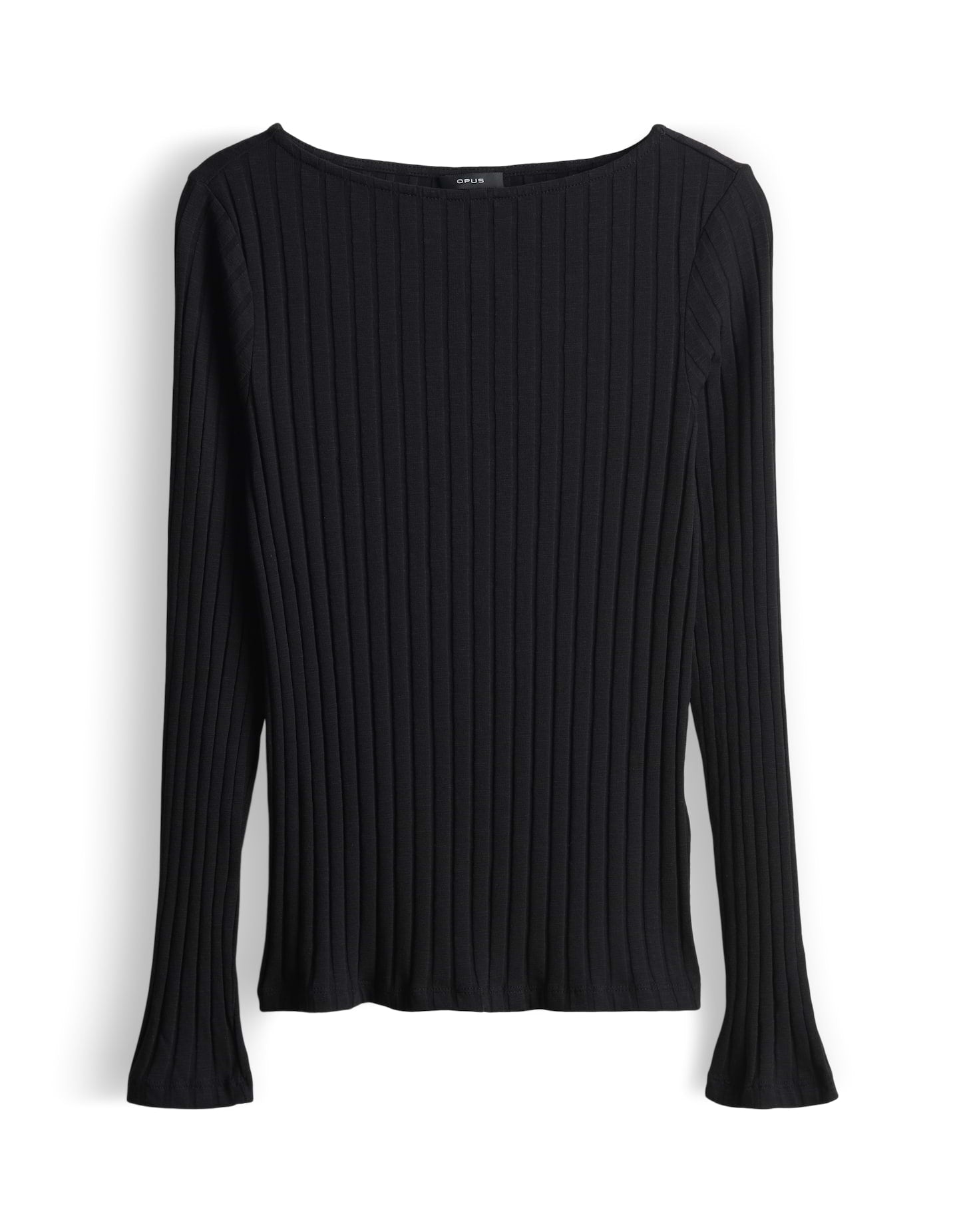 OPUS Langarmshirts  schwarz