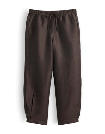 MYHA GLOW Relaxed City Hose – Leinen Mix