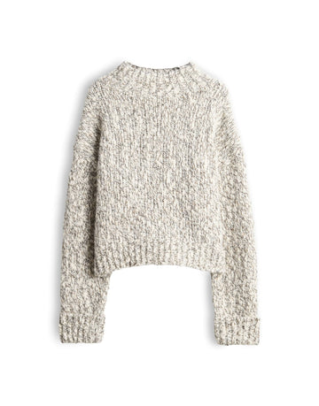 PELLO Strickpullover aus Mouliné Garn