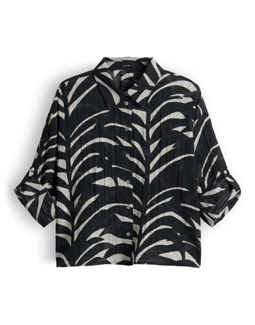 Printbluse FADENA LEAVES
