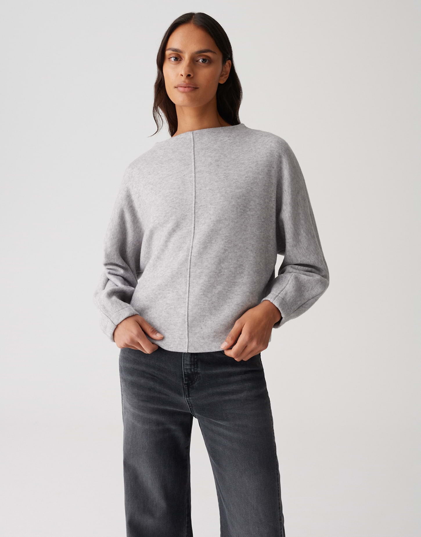OPUS Sweatshirts  hellgrau