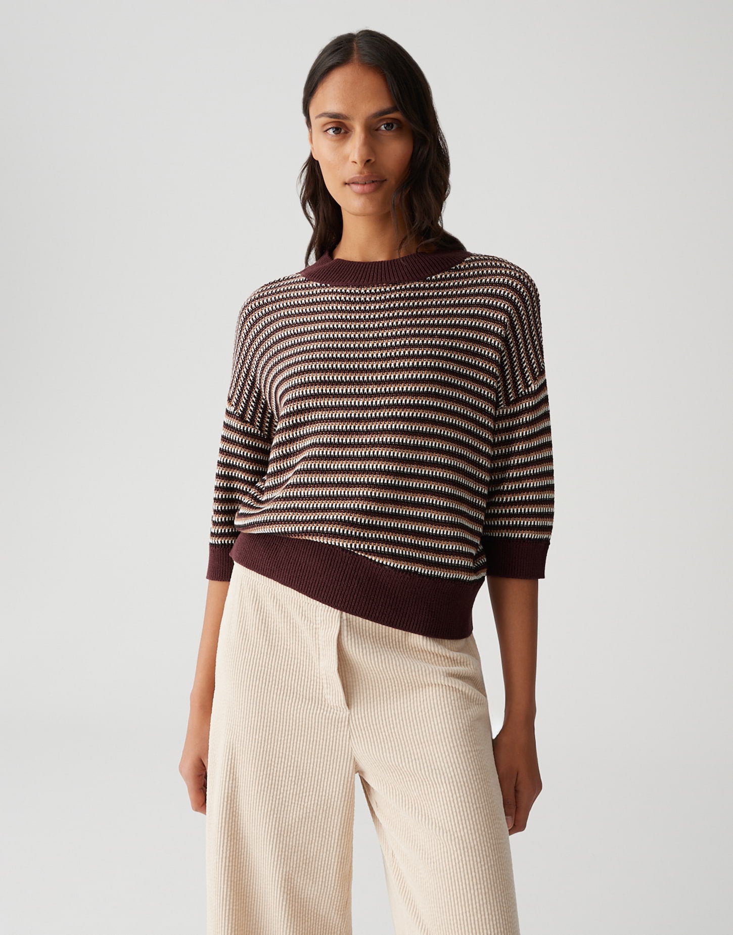OPUS Pullover  braun