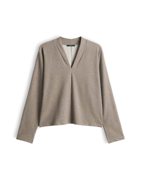 OPUS Langarmshirts  beige