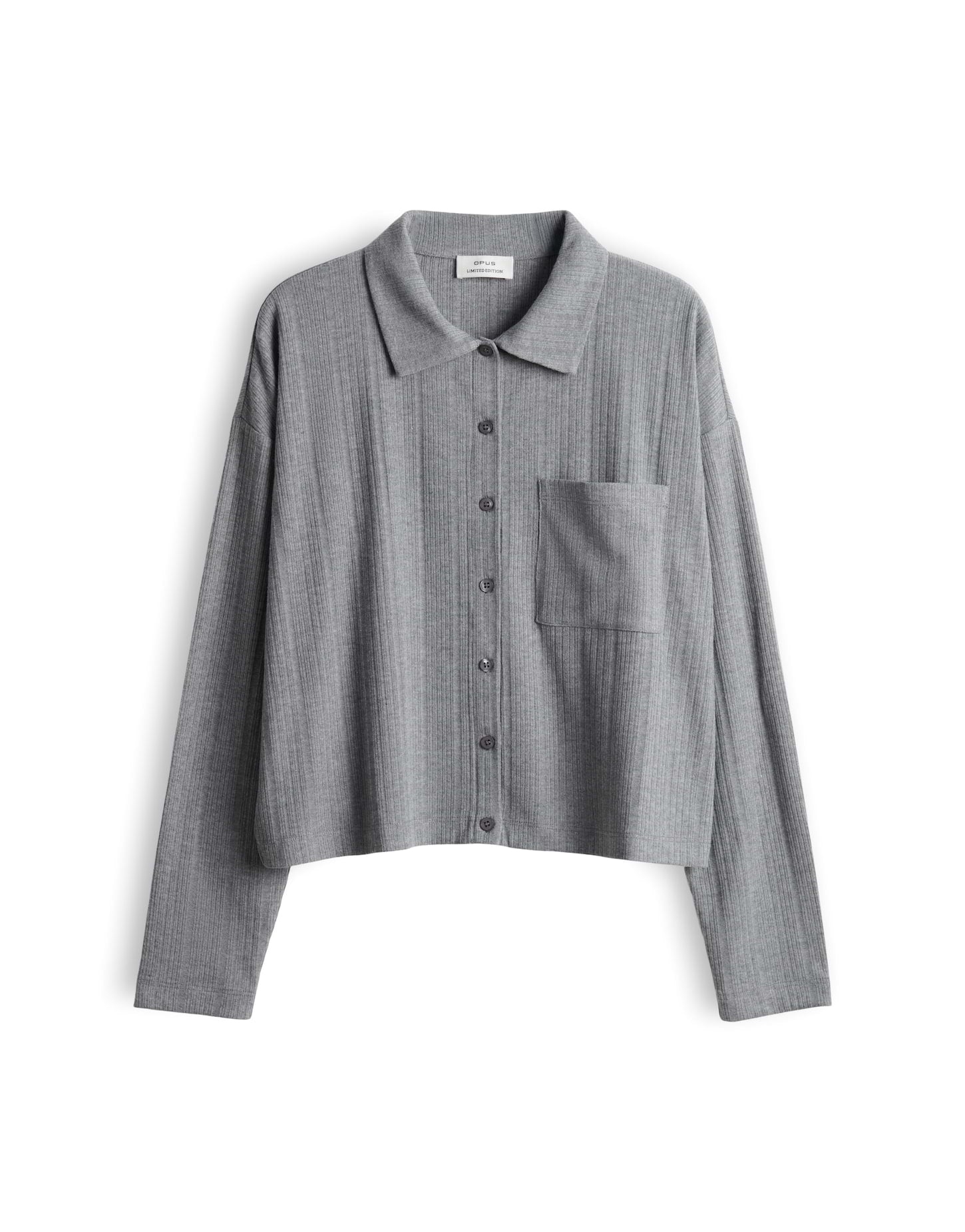 OPUS Langarmshirts  grau