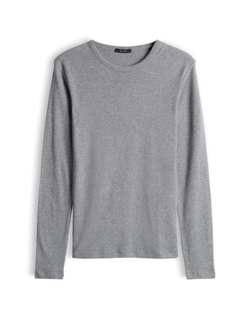 SHERRIE Basic Langarmshirt im Slim Fit