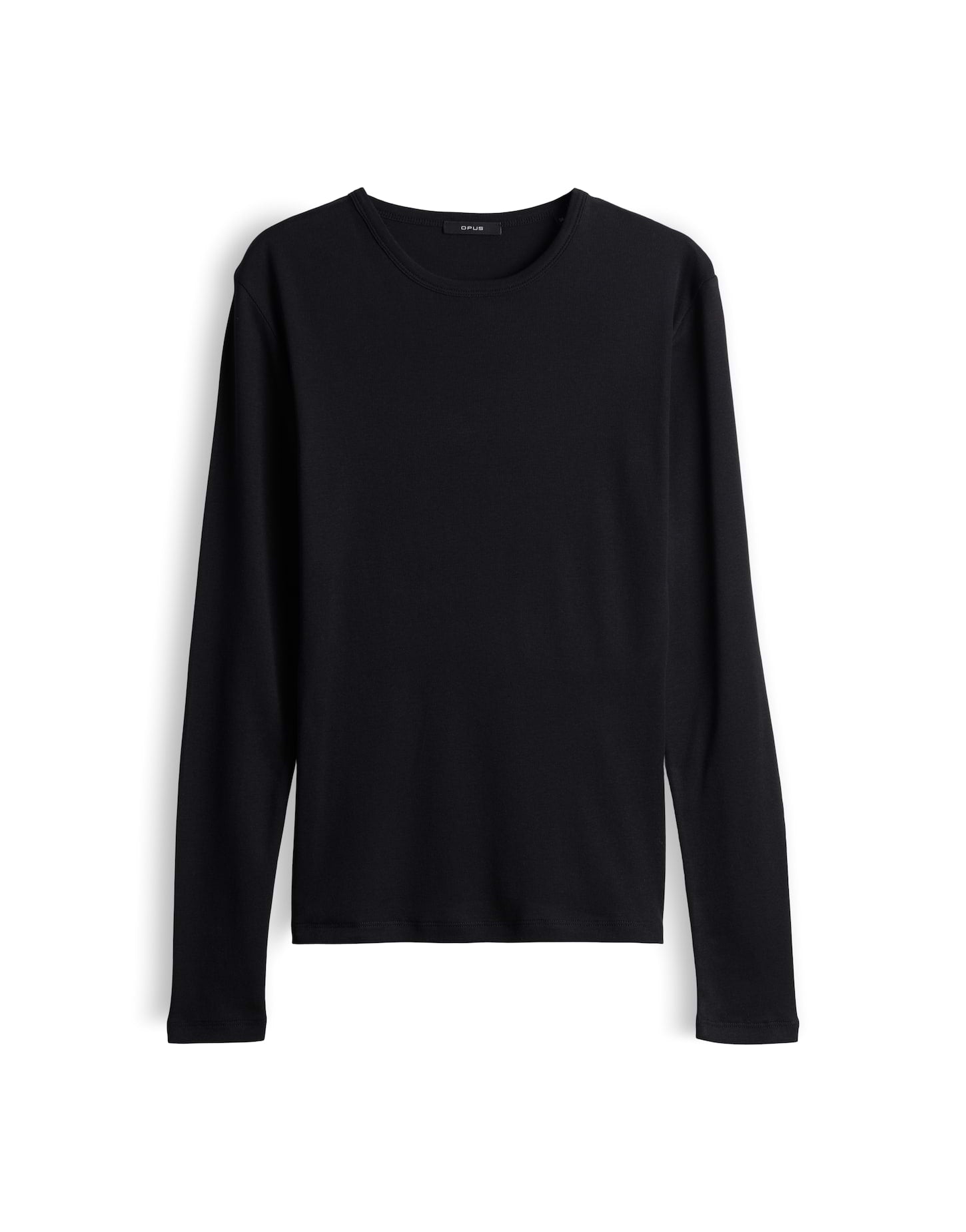 OPUS Langarmshirts  schwarz