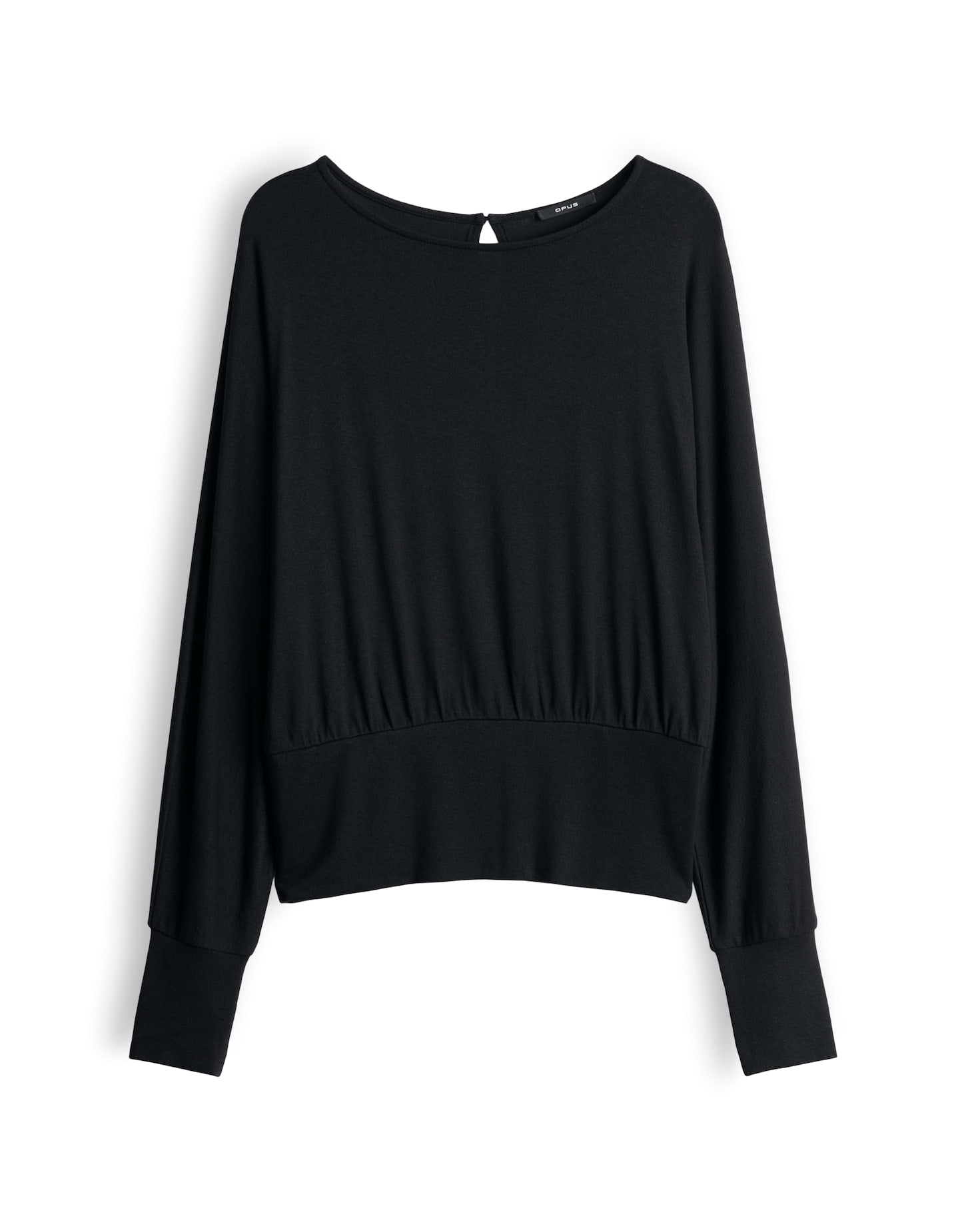 OPUS Langarmshirts  schwarz