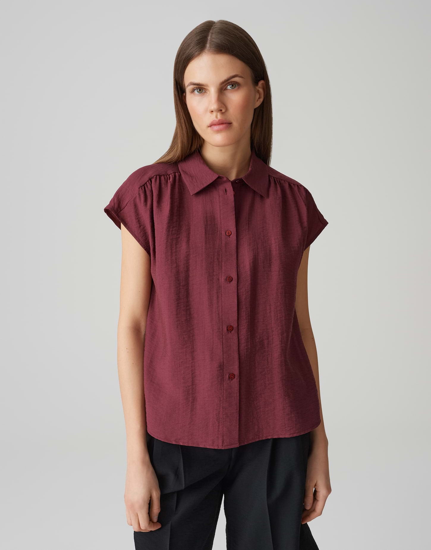 OPUS Hemdblusen  bordeaux