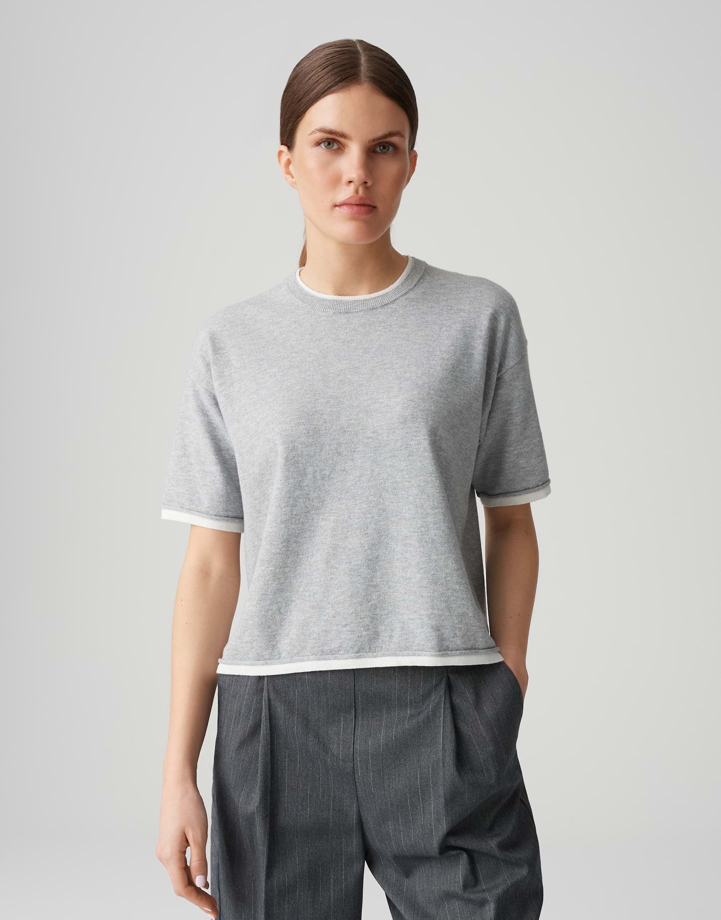 OPUS T-Shirts  grau
