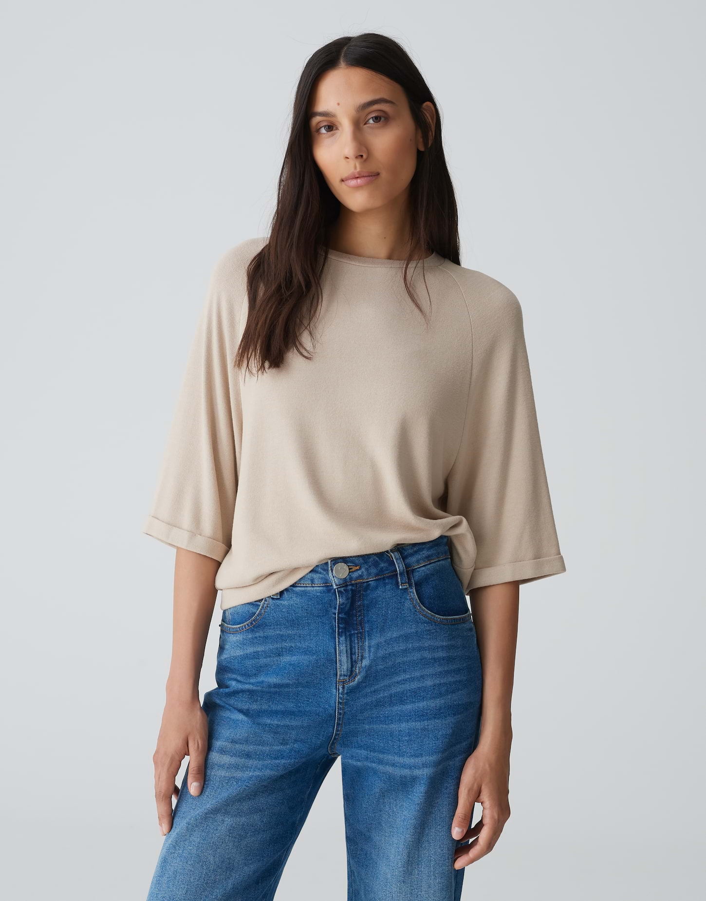 OPUS T-Shirts  beige