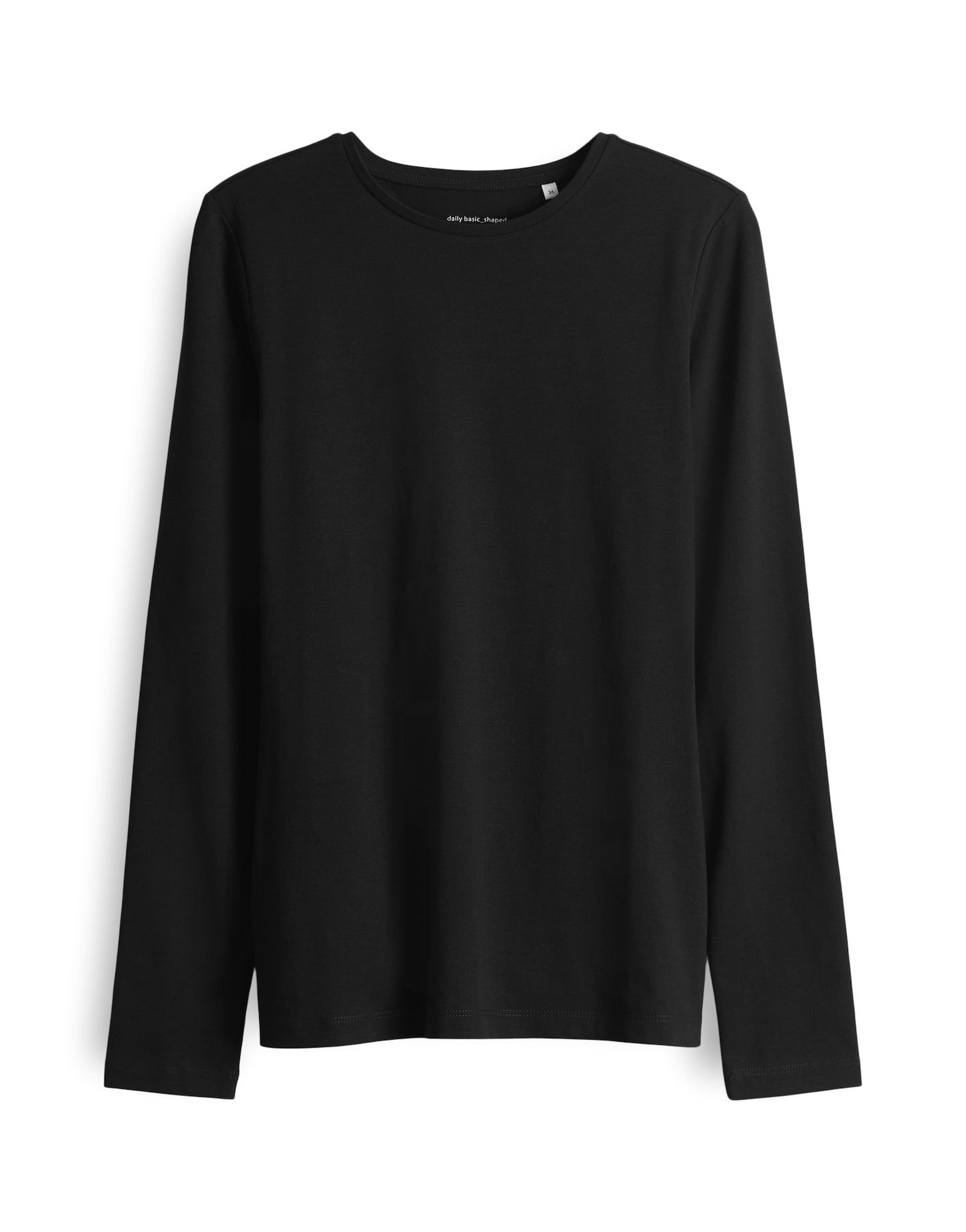 OPUS Langarmshirts  schwarz