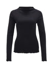 OPUS Langarmshirts  schwarz