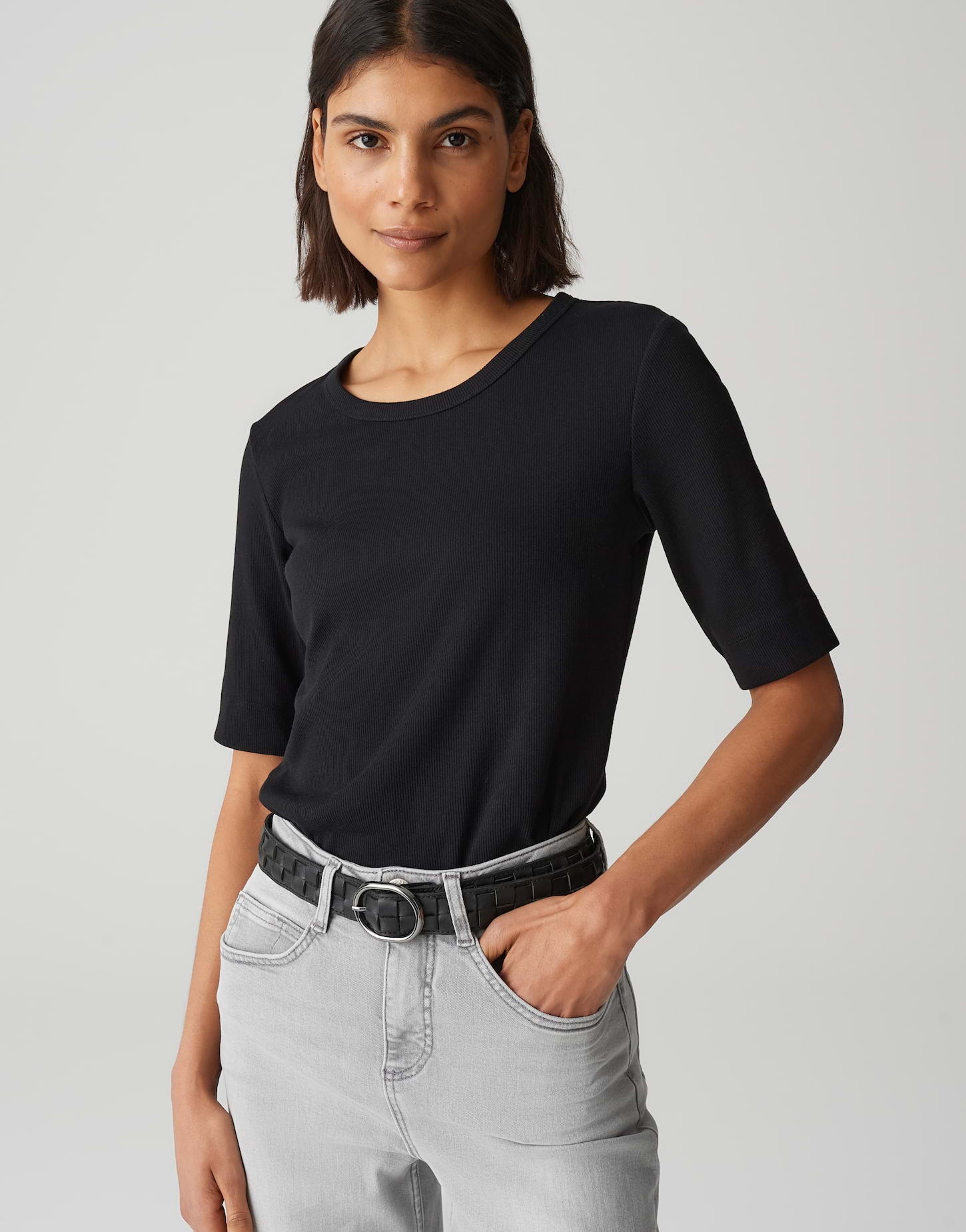 OPUS T-Shirts  schwarz