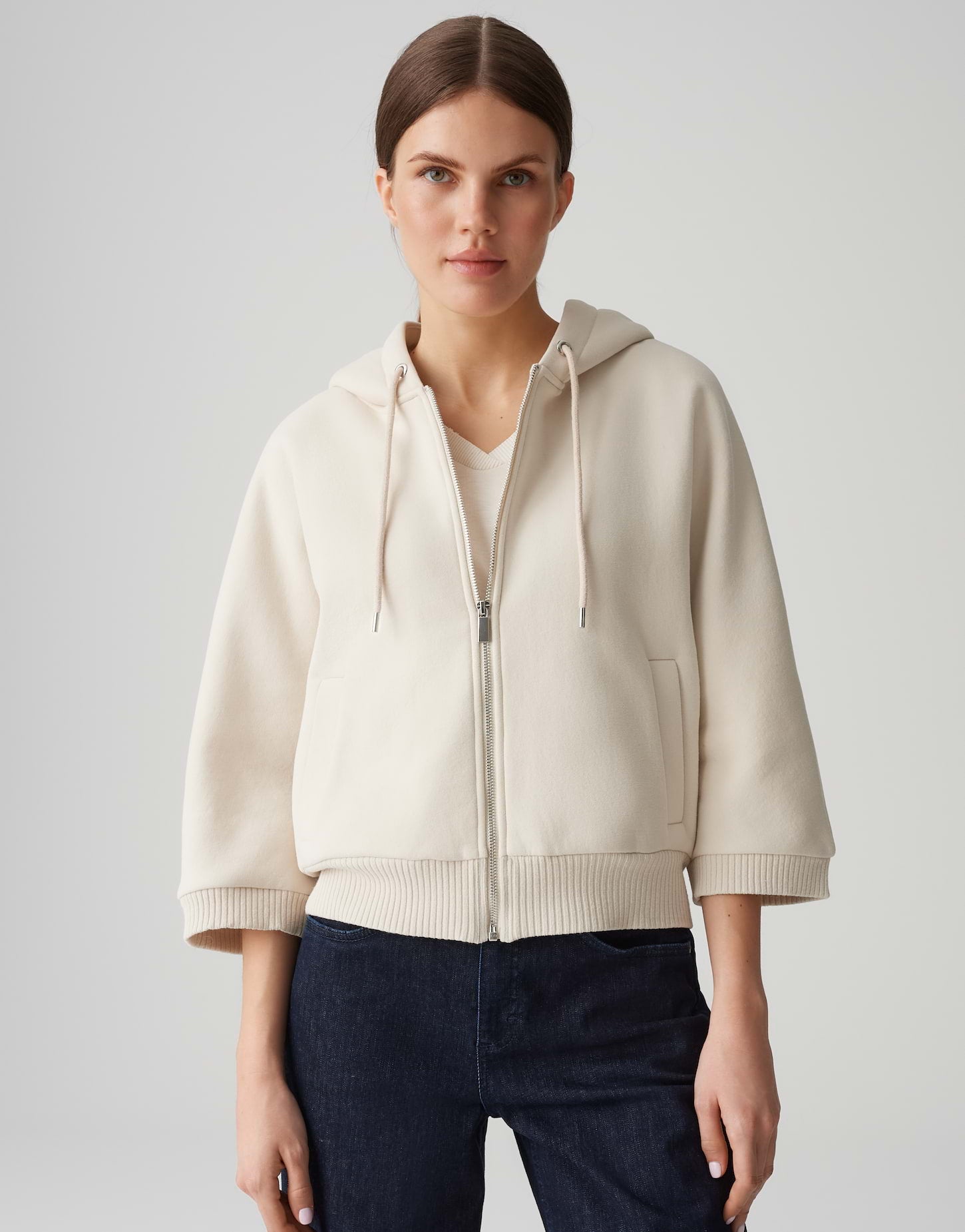 OPUS Sweatjacken  beige