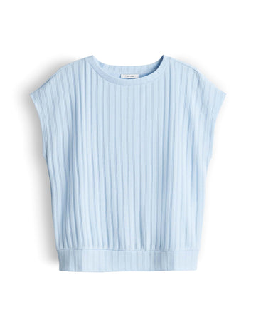 SAPINO Jerseyshirt mit Rippenstruktur