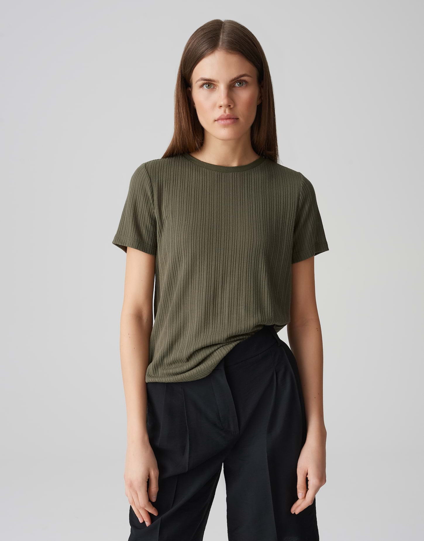 OPUS T-Shirts  oliv