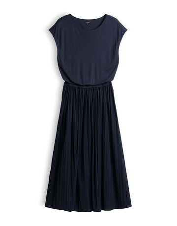 WABELLA Plissiertes Midikleid mit Jerseytop
