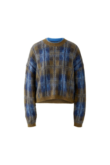 Kuscheliger Pullover mit Wolle und Mohair