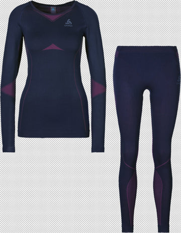 ODLO Damen Funktionswäsche-Set Fundamentals Performance Warm