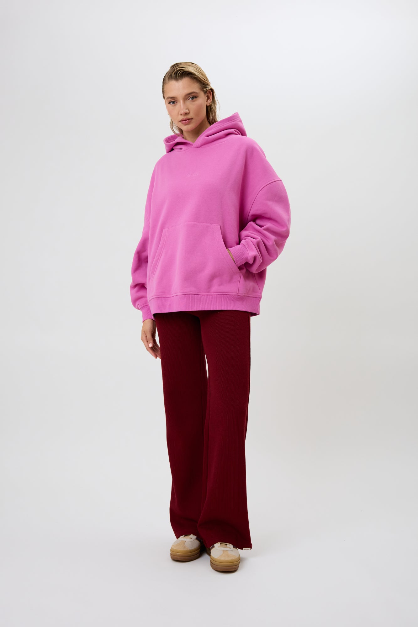 Oh April Hoodies  pink