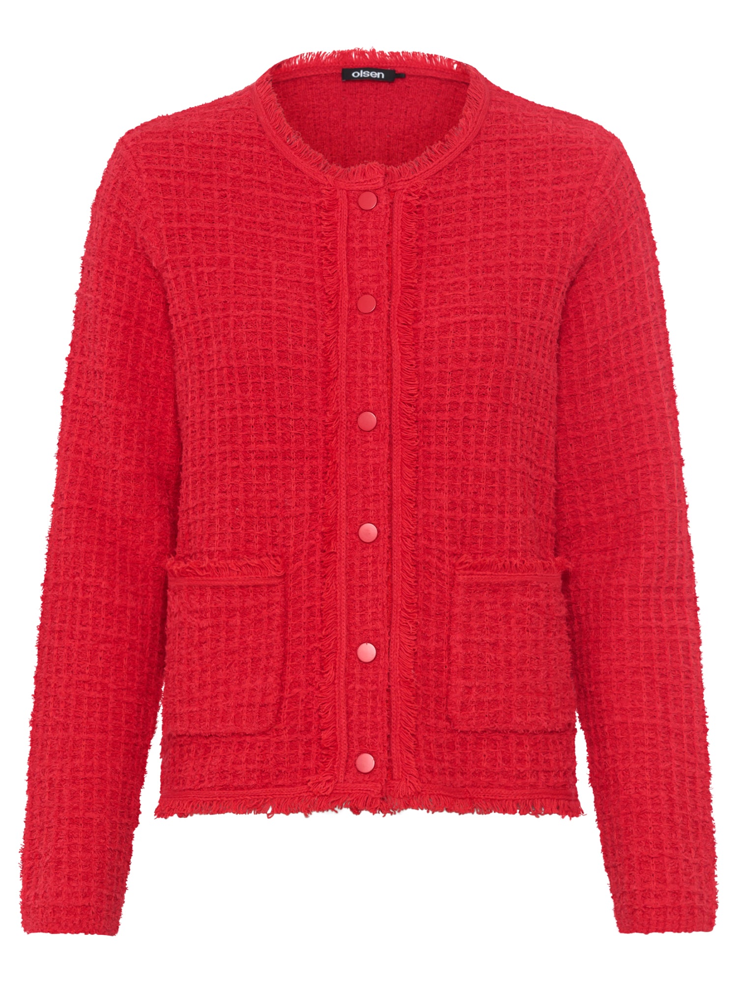 Olsen Strickjacken  rot