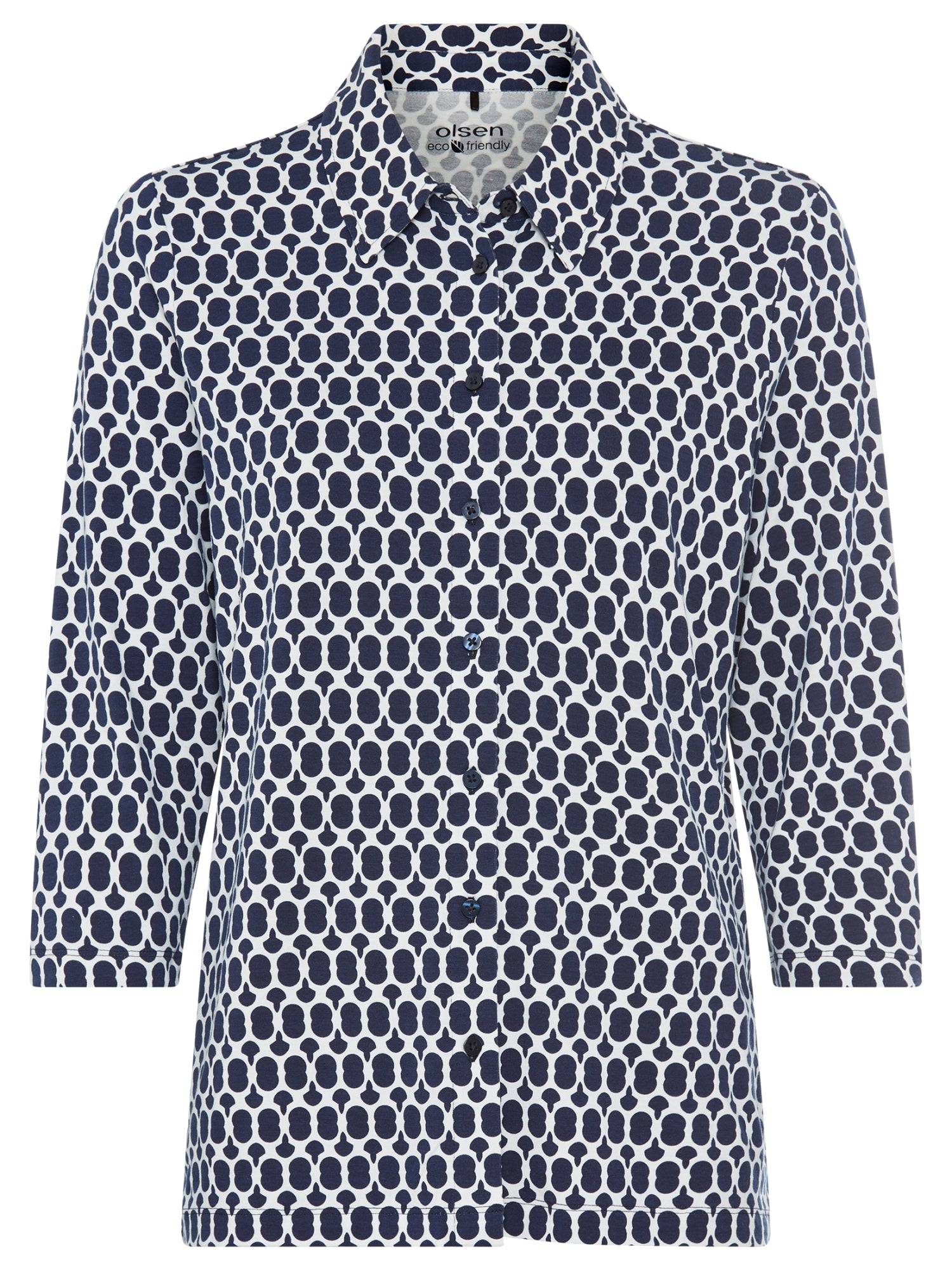 Olsen Blusen  blau