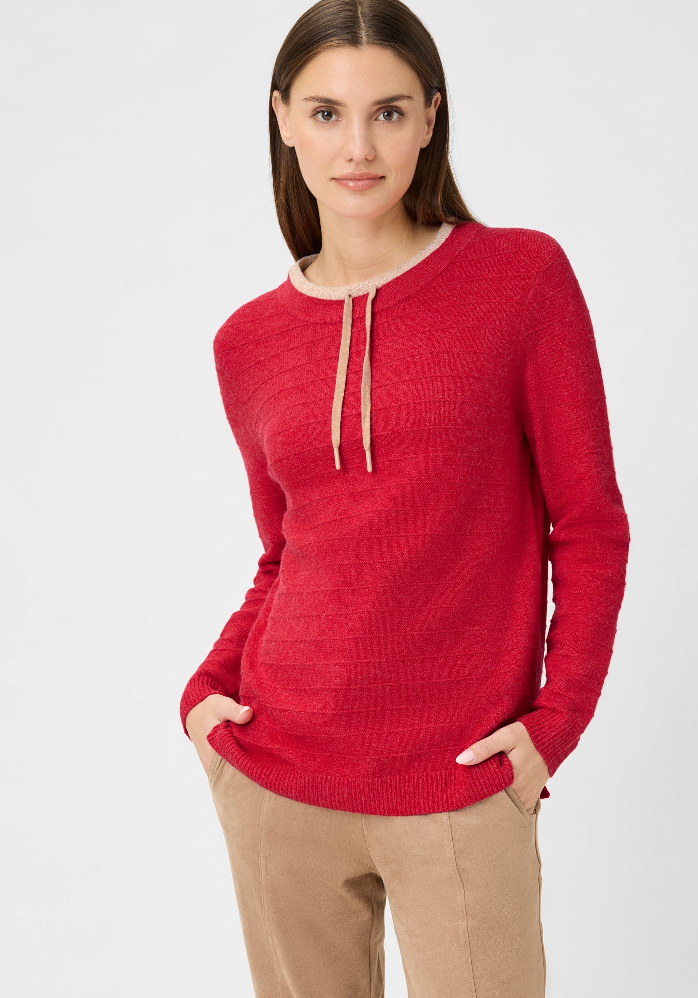 Olsen Pullover  rot