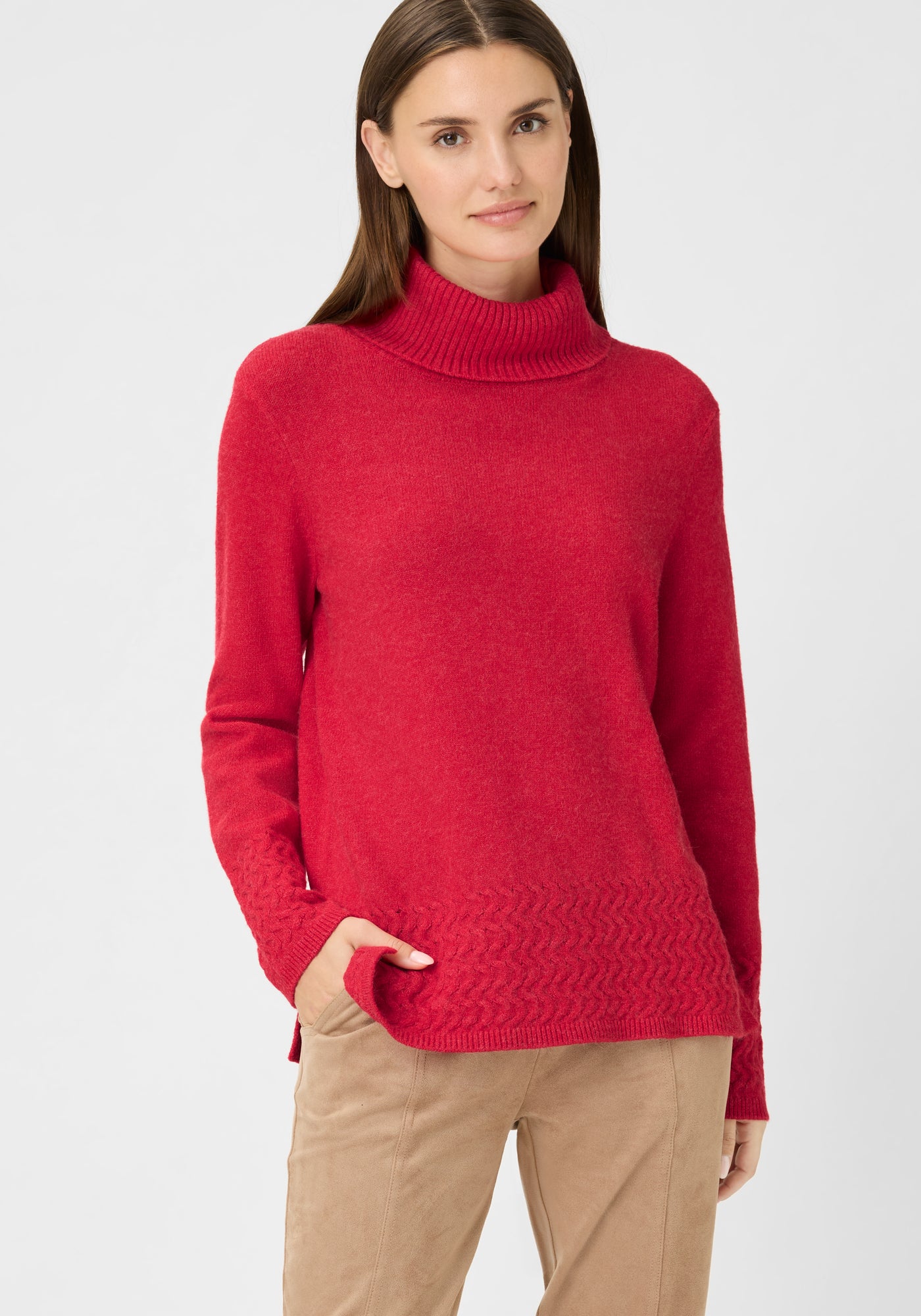 Olsen Pullover  rot