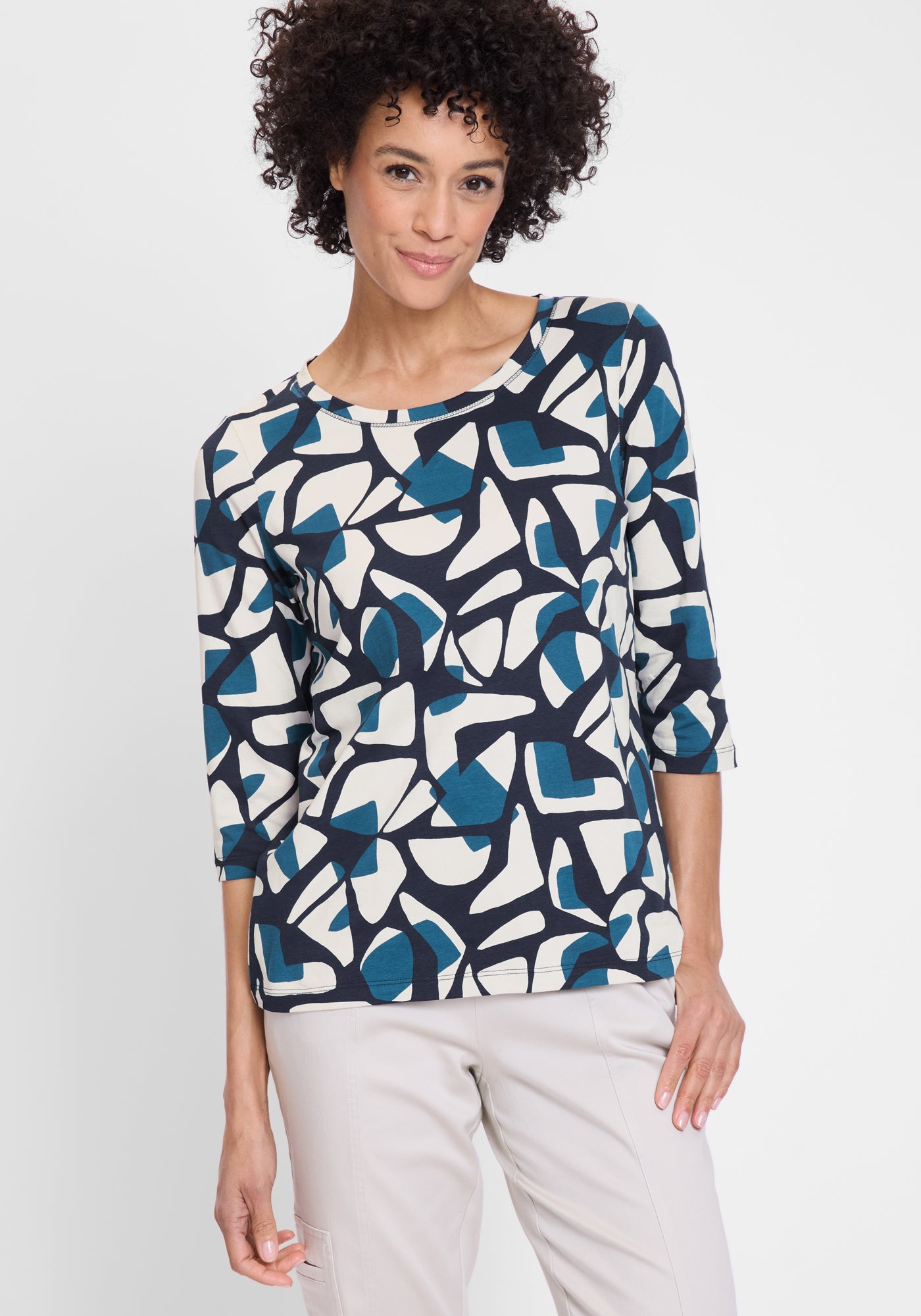 Olsen 3/4-Shirts  blau