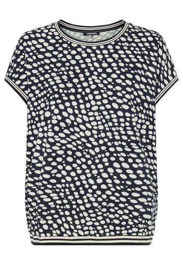 Shirt mit Rundhalsausschnitt und Kimonoärmeln